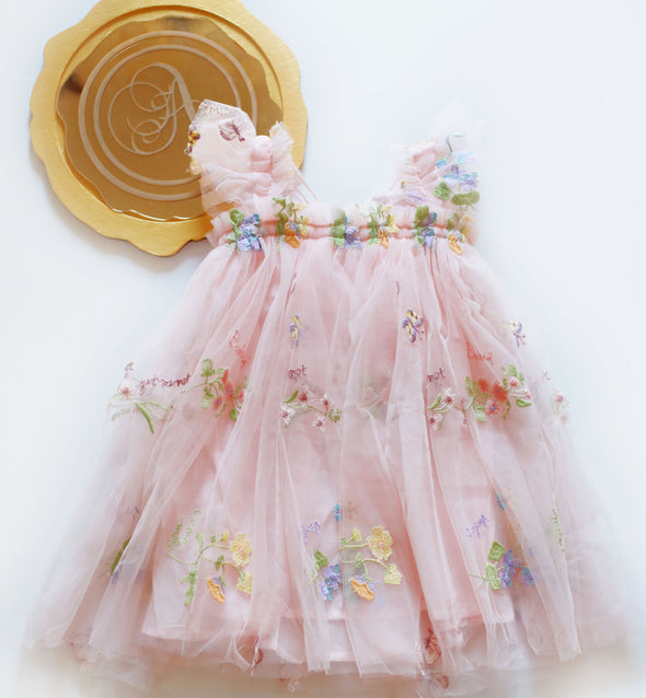 Alissa garden dress pink