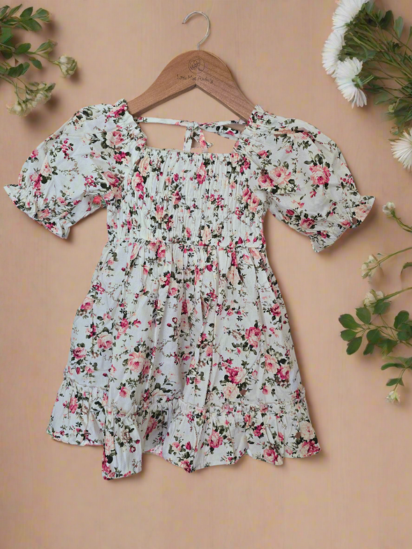 Ashra floral romper/dress